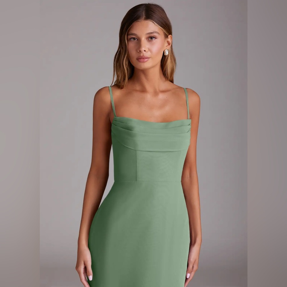 Azazie Saige Bridesmaid Dress in Matcha
